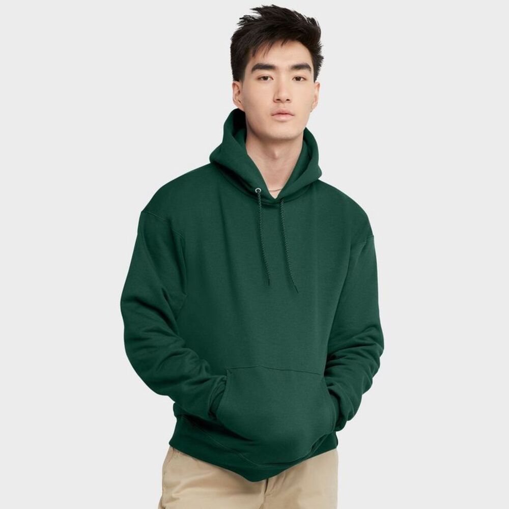 Hanes -  Ultimate Men's Hoodie, Heavyweight Cotton De Green